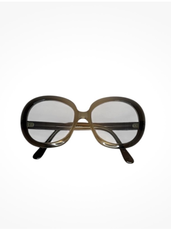 Vintage 50s SWANK TANIA Green Frame France Style: Round Brown Eyeglasses main image 8